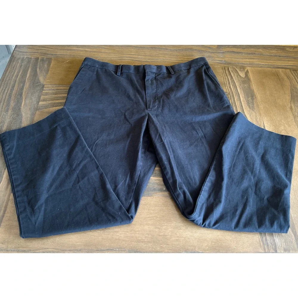 Banana Republic Mens  Pants 35X30 Athletic Slim Fit Black